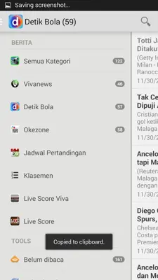 Berita Bola android App screenshot 15