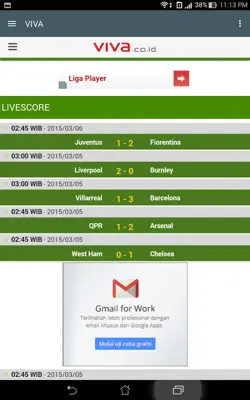 Berita Bola android App screenshot 3