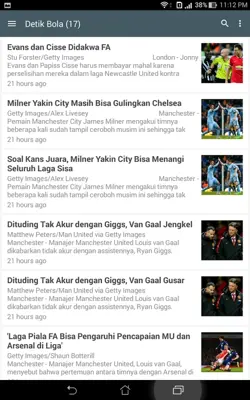 Berita Bola android App screenshot 4